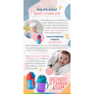 (ดีสุดในโลก แบรนด์ระดับโลก) ของแท้ศูนย์ไทย Philips Avent ถ้วยหัดดื่ม ดูดง่าย ขนาด 200ml. สำหรับ 9m+