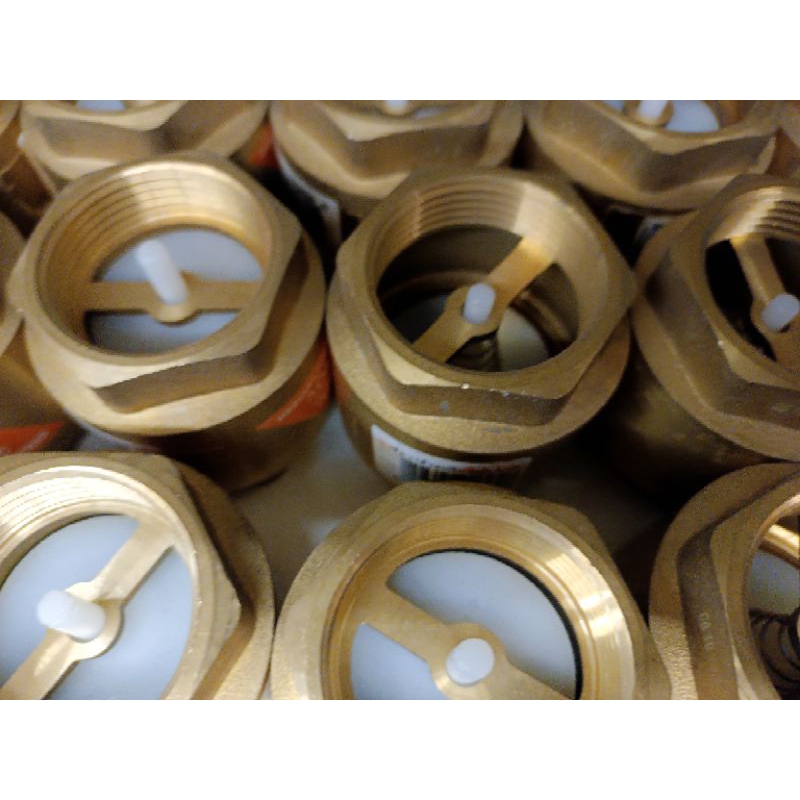 เช็ควาล์วสปริง check valveทองเหลือง