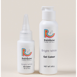 RainBow Bright white  gel food color