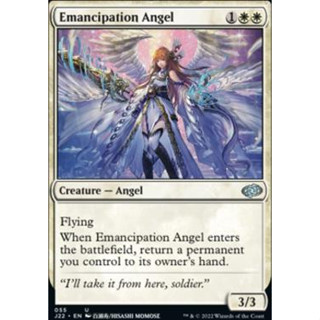 Emancipation Angel การ์ด Magic The Gathering ของแท้จากชุด Jumpstart 2022