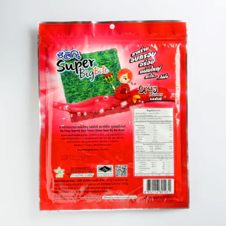 ซีลีโกะ Super Big Bite สาหร่ายอบกรอบแผ่นใหญ่ รส สไปซี่ (ขนาด 50 กรัม)