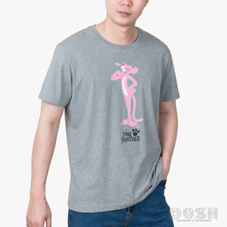 DOSH UNISEX T-SHIRTS PINK PANTHER เสื้อยืดคอกลม แขนสั้น ผู้ชาย-ผู้หญิง 9DPPMT5004-TD