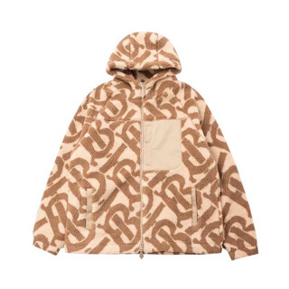 BURBERRY TB MONOGRAM FLEECE ZIPPED HOODIE เสื้อฮู้ดดี้แจ็คเก็ต กันหนาวแขนยาว