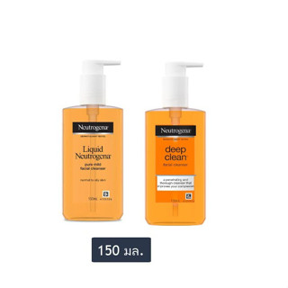 สบู่เหลวล้างหน้า นูโทรจีน่า ลิควิดเพียวมายด์ เฟเชียล Neutrogena Facial Cleanser Liquid pure mild facial cleanser 150 ml