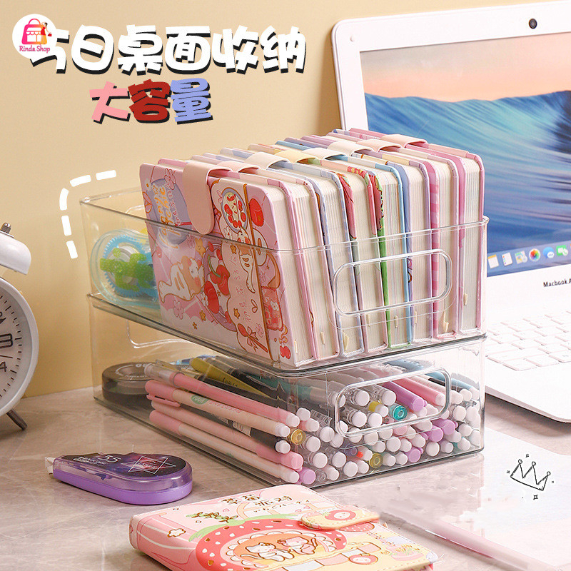 กล่องเก็บของในตู้เย็น ใส่ของแบบใส เก็บหนังสือ ใส่ของอเนกประสงค์ แบบใส