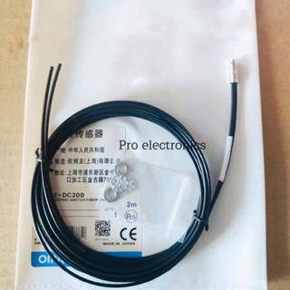 FIBER SENSOR OMRON E32-DC200 หัวเซนเซอร์ไฟเบอร์สกรูขนาด M6 การตรวจจับแบบ Reflective