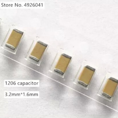 C Capacitor ตัวเก็บประจุชิปเซรามิก 1206 50V 5 ชิ้น 104k 105k 106k 225k 226k 475k ตัวเก็บประจุ คาปาซิ