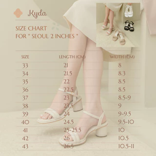 Kyda รุ่น Seoul ☁ สายนุ่มนิ่ม ☁ เกาหลี เกาใจ ส้นสูง2นิ้ว เดินง่าย ไม่กัด