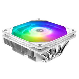 CPU AIR COOLER (พัดลมซีพียู) ID COOLING ID - IS-55 ARGB WHITE (ประกัน 1 ปี)