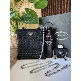 PRADA CRYSTALS MINI TOTE BAG