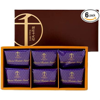 Patisserie Ginza Sembikiya Ginza raisin sandwich 6 pieces Direct from Japan