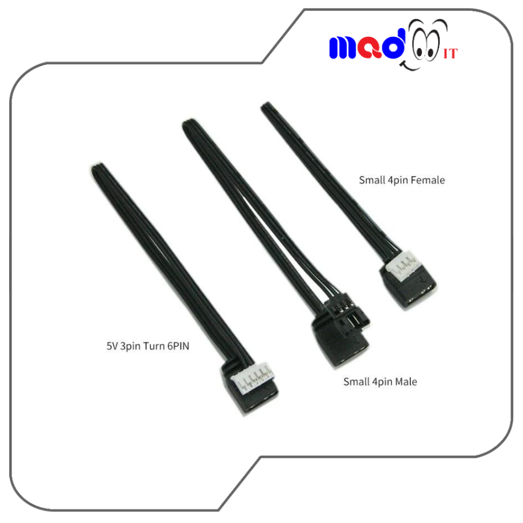 RGB SYNC Cable สายแปลง 5V 3 Pin เป็น 6pin 4Pin 5V ARGB 3P เป็น 4P 6P ใช้กล่องควบคุม coolmoon RGB 5V