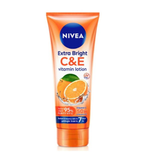 ( 320 มล )  Nivea  Extra White นีเวีย โลชั่น เอ็กตร้าไวท์ ซี&amp;อี 320 มล.*****