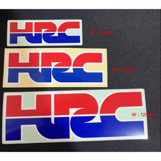 สติ๊กเกอร์แท้ฮอนด้า HRC 65มม. 85มม. 120มม. Honda Original Sticker HRC 65mm 85mm 120mm