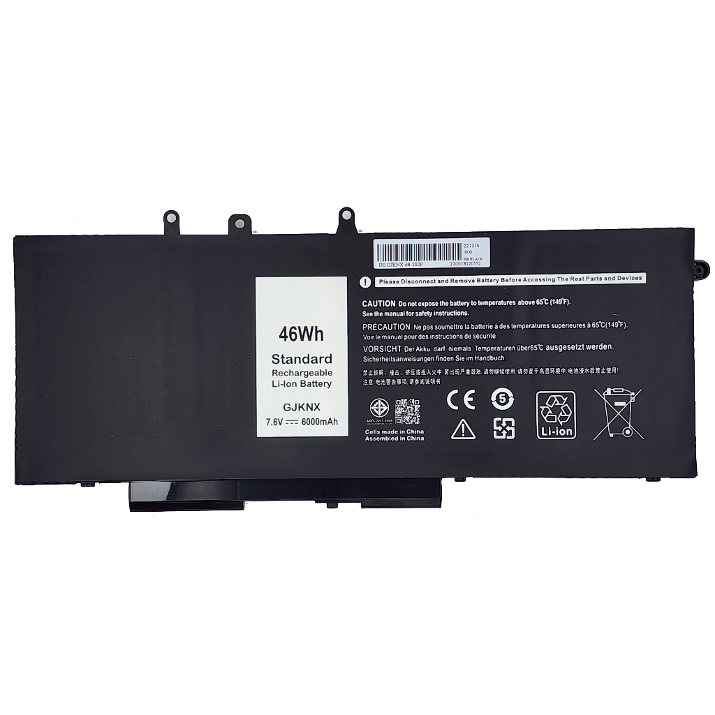 DELL Battery แบตเตอรี่ LATITUDE Type GJKNX 5480 5580 5280 5290 5590 5490 5491 5455 5591 precision 3530 3520 7520