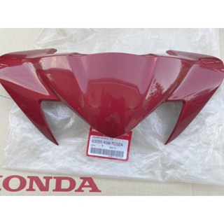 53203-K58-TC0ZAฝาครอบแฮนด์ตัวบนสีแดง HONDA WAVE110I รุ่นไฟหน้าLED 2019-2022 ,จำนวน1ชิ้น