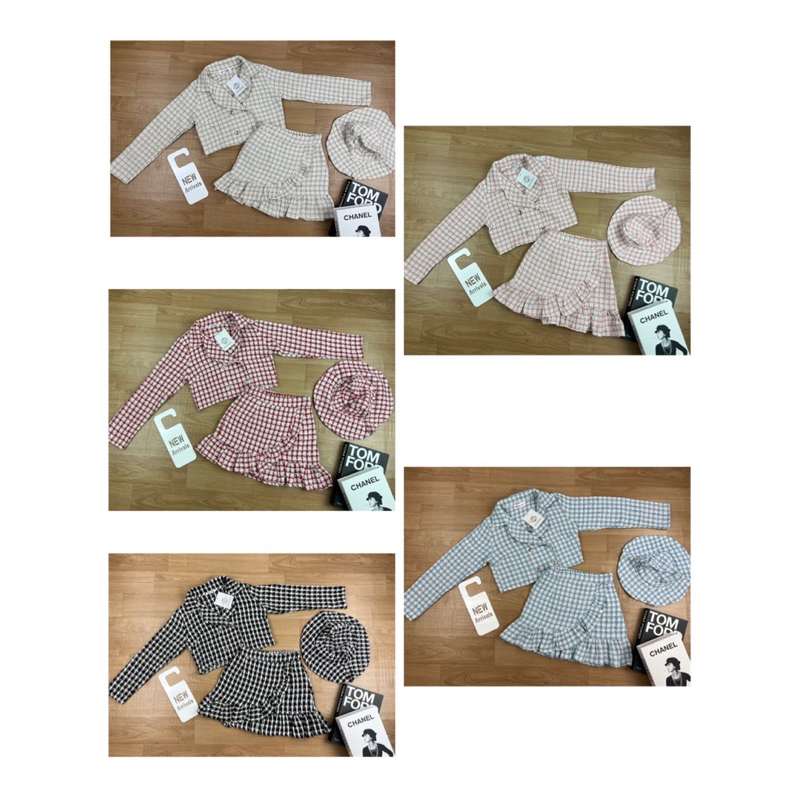 🌈❣️winny shop❣️set3ชิ้น ผ้าทวิตเนื้อดี ป้าย Nuyshop❤️‍🔥❤️‍🔥🎊