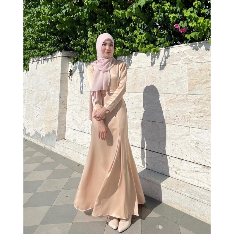 Olivia maxi dress ชุดหางปลา เดรสยาว เดรสออกงาน ชุดมุสลิม ชุดยาว แฟชั่นชุดยาว