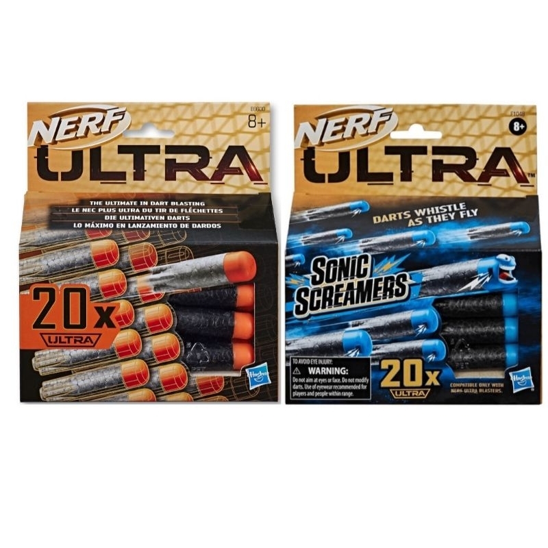 Nerf Ultra 20-Dart Refill Pack Bullets Dart, Ultra Sonic Screamers, Darts Whistle Through The Air กระสุนเนิร์ฟอัลตร้า