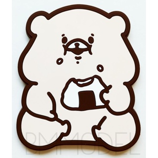 แม็กเน็ต ติดตู้เย็น Miscellaneous goods Bear (rice ball) Rubber magnet "Friends Hakumakuji" Prize D