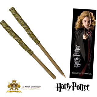 ปากกาไม้กายสิทธิ์เฮอร์ไมโอนี่และที่คั่นหนังสือ Harry Potter - Hermione Wand Pen and Bookmark Noble Collection