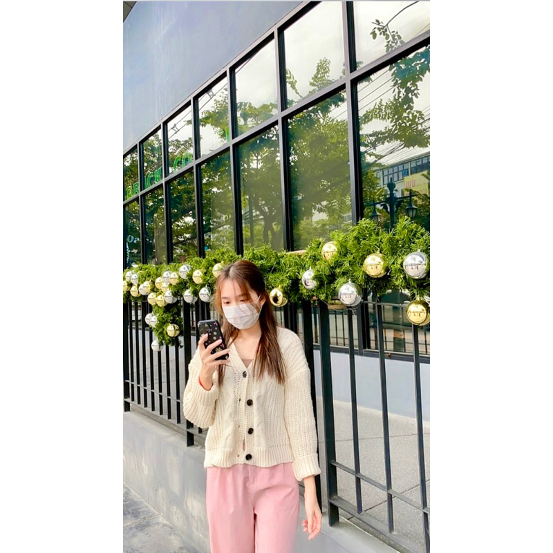 aa_shop🐻 เสื้อแขนยาวไหมพรม พร้อมส่งจากไทย!!