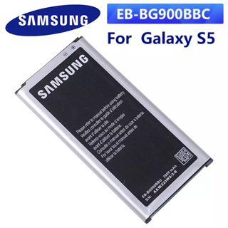 แบตเตอรี่ แท้ สำหรับ Galaxy S 5 SM G900 G900S G900I G900F G900H 2800MAh EB-BG900BBE แบตเตอรี่ EB BG900BBE