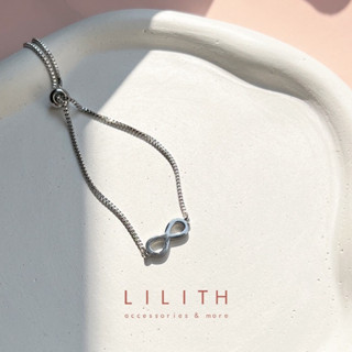 Lilith - Infinity stainless steel bracelet สร้อยข้อมือ สแตนเลส จี้อินฟินิตี้