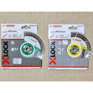 BOSCH ใบเพชร 5" 125 mm. X-LOCK Standard # 2608615138Ceramic # 2608615166Universal  ของแท้