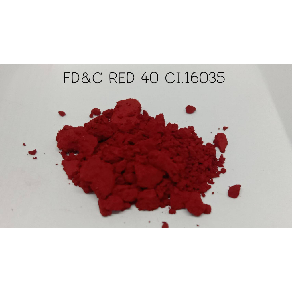 FD&C Red 40 CI.No.16035 (สีแดงละลายน้ำ)