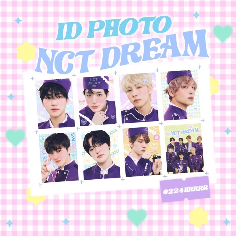 ID PHOTO NCT DREAM ssgt 〰️🛼🤍 รูปติดบัตร รูปไอดีโฟโต้