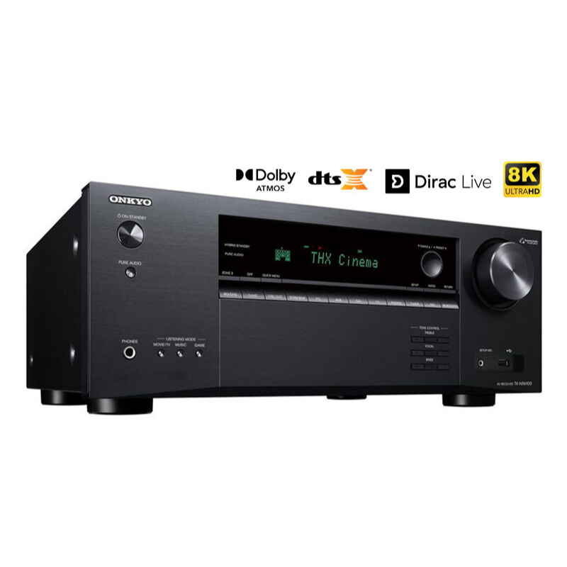 ONKYO TX-NR5100 8K AV RECEIVER 7.2 ชาแนล 165 วัตต์ต่อชาแนล