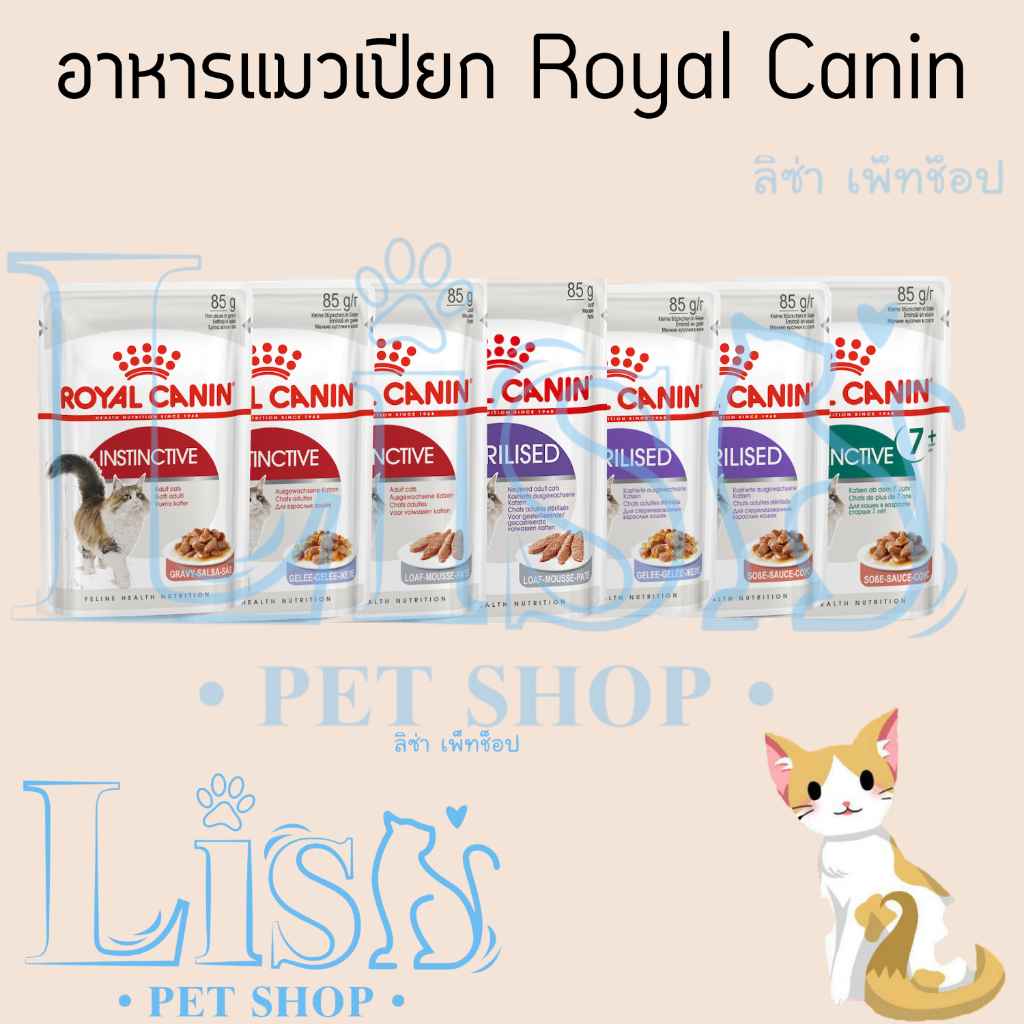 Royal Canin อาหารแมวเปียก สำหรับแมวโตเต็มวัย ขนาด 85 g