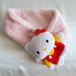 ผ้าพันคอเด็ก คิตตี้ (Hello Kitty Baby Scarf) สีชมพูน่ารัก