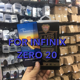 อินฟินิกช์ ZERO 20 Inflnixฟิล์มกันรอย ฟิล์มกระจกนิรภัย แบบใส เต็มจอ ขอบดำ(Full glue)(Black)