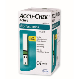 แถบตรวจน้ำตาล Accu-Chek 25 / 50 ชิ้น พร้อมส่ง