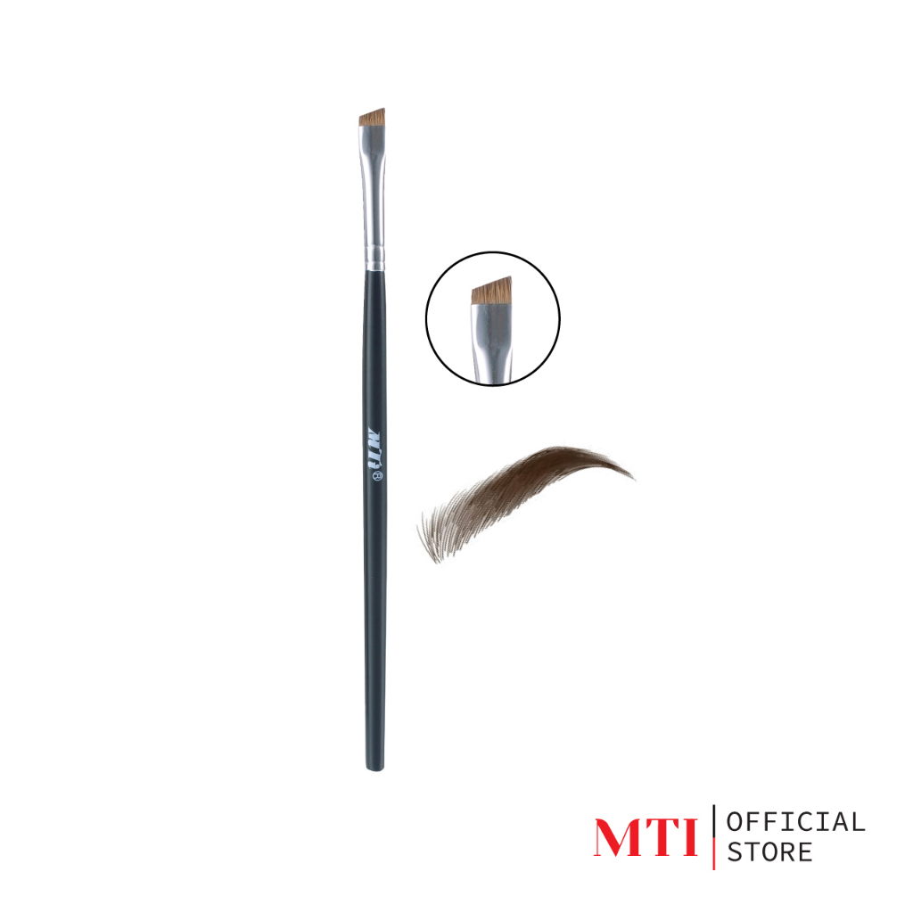 MTI แปรงเขียนคิ้ว ทำจากขนสัตว์แท้ Wesal วาดคิ้วได้คมชัด เรียวสวย ZBYS-04