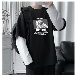 TS MEN เสื้อยืดแขนยาว เสื้อยืดคอกลม ใส่ได้ทั้งหญิงทั้งชาย มี…