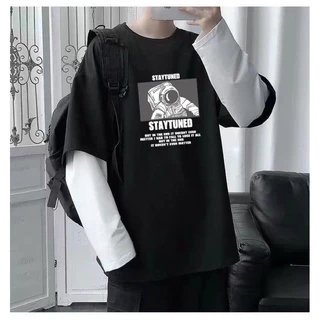 TS MEN เสื้อยืดแขนยาว เสื้อยืดคอกลม ใส่ได้ทั้งหญิงทั้งชาย มี2สี รุ่นT61