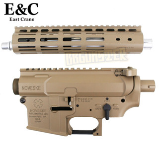 Body Kit Noveske N4 DEVGRU สีทราย พร้อม ชุดหน้า+ท่อนอก - E&amp;C (สำหรับ M4 AEG)