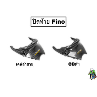 ปิดท้าย FINO [เก่า] รุ่นแรก / [ไมล์แยก] รุ่น 2 เคฟล่า ลายสวย คมชัด เคลือบเงาอย่างดี แถมฟรี !!! สติ๊กเกอร์ AKANA