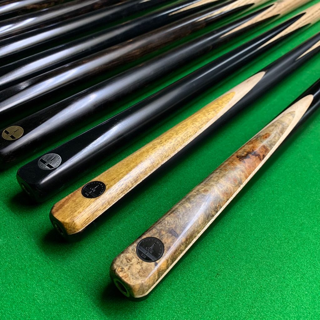 Snooker i cue ไม้คิว พร้อมหัวคิว แบรนค์ ไอคิว คุณภาพดี HandMade มีหลายด้ามให้เลือก (กดติดตามไว้นะคะล