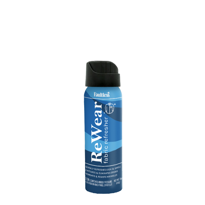 Re-wear Dry wash Spray สเปรย์ลดกลิ่นอับจากผ้าที่สวมใส่แล้ว โดยไม่ต้องซักใหม่ 86ml (1 ขวด)แนะนำให้พกติดตัวไปเมื่อเดินทาง