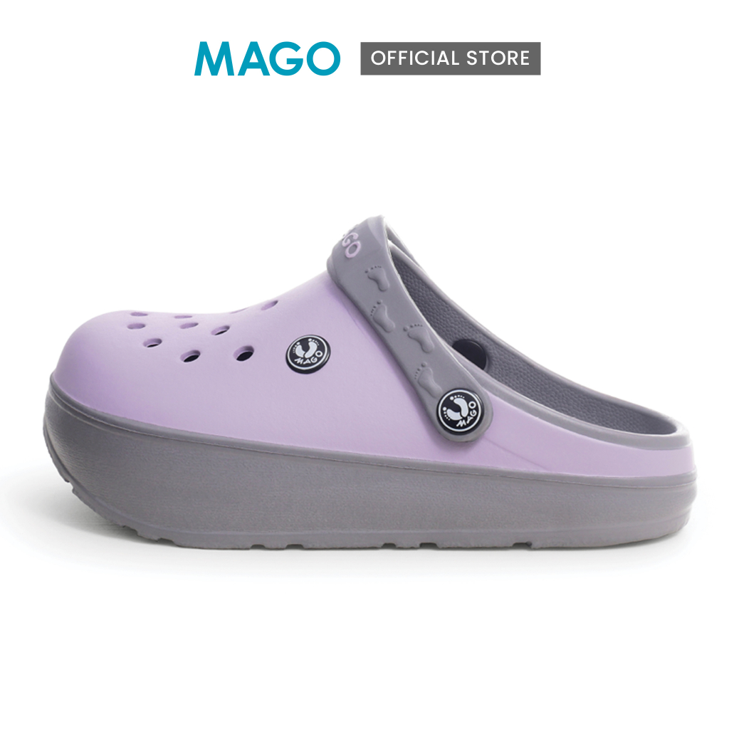 MAGO FOOTWEAR " BAMBO " ( ม่วงพาสเทล ) รองเท้าสุขภาพ