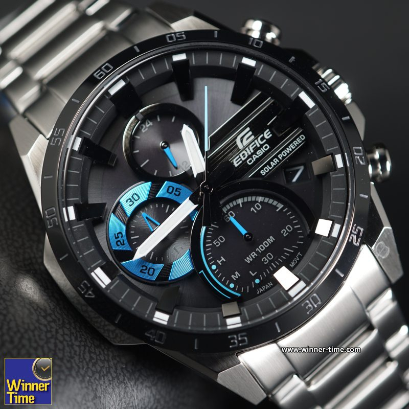 นาฬิกาCASIO EDIFICE โครโนกราฟพลังงานแสงอาทิตย์ รุ่น EQS-940DB-1BV / EQS-940DB-1B