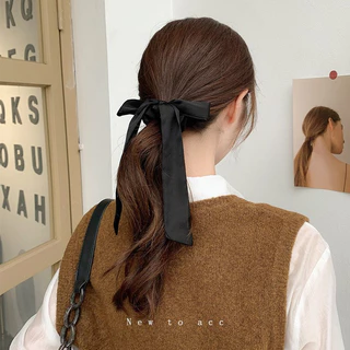 พร้อมส่งในไทย!!ยางรัดผมผูกโบว์ น่ารักคุณภาพดี ยางมัดผม โบว์ผูกผม กิ๊บติดผม