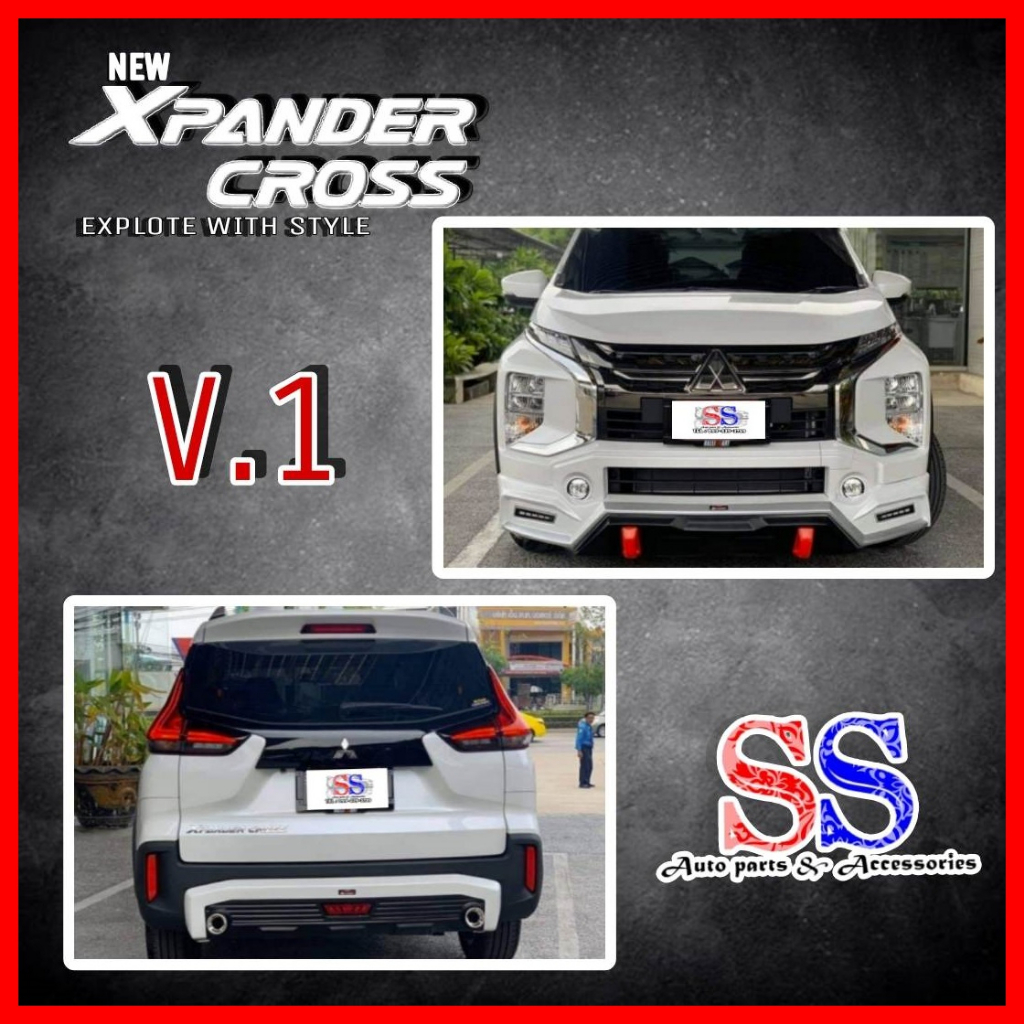 ชุดแต่งรถยนต์ ยี่ห้อNEW XPANDER CROSS V.1 แยกชิ้น
