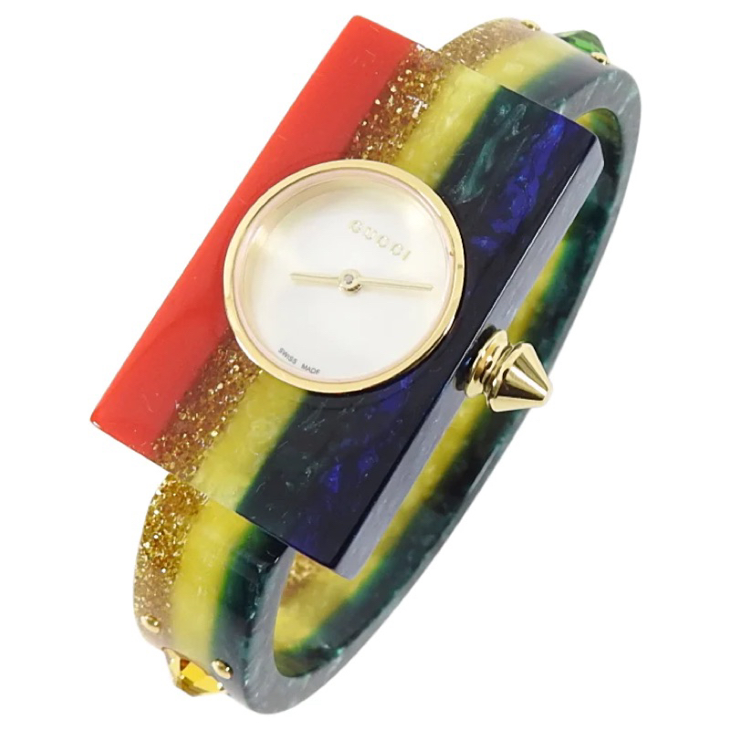 Gucci 2020 Vintage Web Watch 143.5 Rainbow Stripe Bracelet Watch