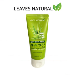 LEAVES NATURAL ALOE VERA SOOTHING ESSENCE FOAM CLEANSER 150 ML