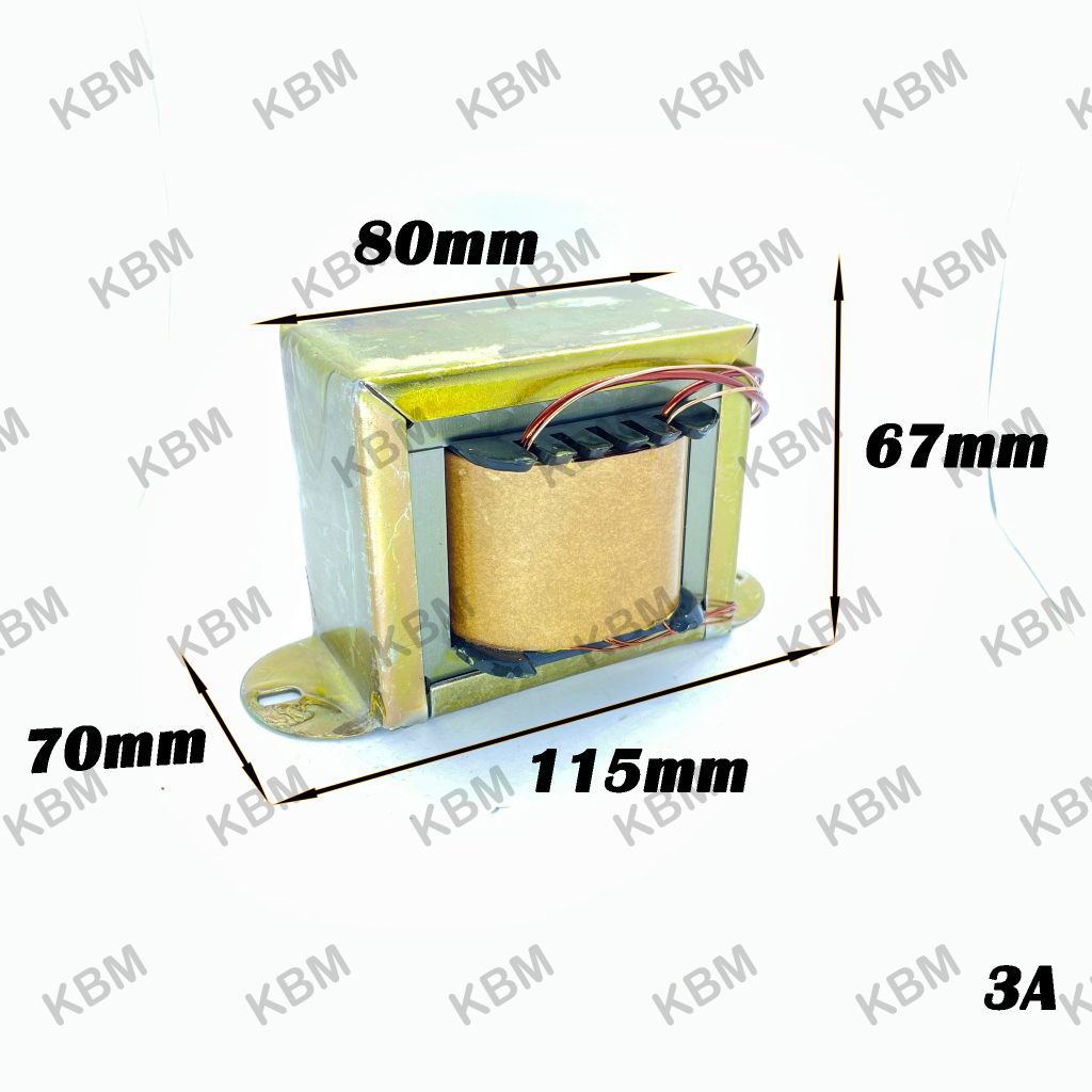 Transformer หม้อแปลงไฟฟ้า Input 220VAC Output 12VAC 12-9-6-0-12-0-12VAC 12-9-6-0-18-0-18VAC 12-9-6-0